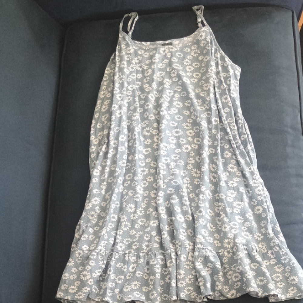 Wild Fable Blue Floral Kids Casual Dress
